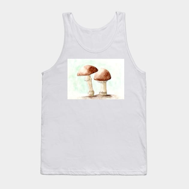 Mushrooms, watercolor painting Tank Top by Kunst und Kreatives